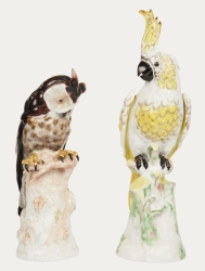 BETTY WHITE: LARGE PORCELAIN BIRD FIGURINES