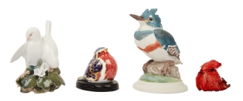 BETTY WHITE: BIRD FIGURINES