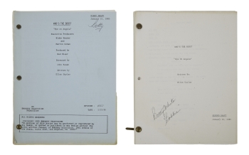 BETTY WHITE: SIGNED "WHO'S THE BOSS?" ORIGINAL TELEPLAYS