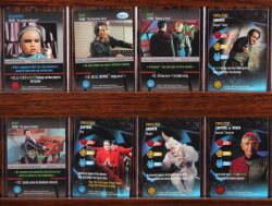 ENEMIES OF JAMES T. KIRK "STAR TREK" CARD DISPLAY - 2