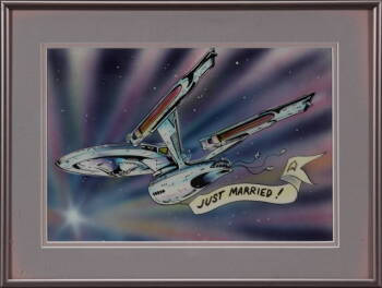 USS ENTERPRISE PAINTING