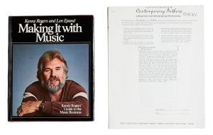 KENNY ROGERS: "MAKING IT WITH MUSIC" BOOK AND REVISED OTHER AUTHOR BIO PAGES