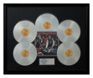 KENNY ROGERS: "THE GAMBLER" "MULTI PLATINUM" RECORD AWARD