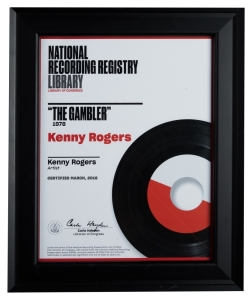 KENNY ROGERS: "THE GAMBLER" LIBRARY OF CONGRESS CERTIFICATION