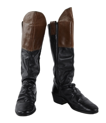 KENNY ROGERS: "THE GAMBLER" LEATHER BOOTS