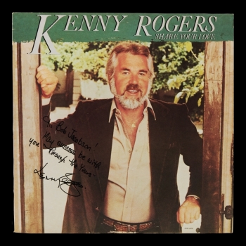 KENNY ROGERS: "SHARE YOUR LOVE" SIGNED ALBUM
