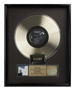 KENNY ROGERS: "EYES THAT SEE IN THE DARK" "GOLD" RECORD AWARD