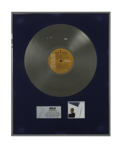KENNY ROGERS: "EYES THAT SEE IN THE DARK" "PLATINUM" RECORD AWARD