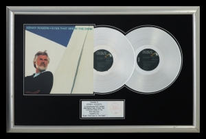 KENNY ROGERS: "EYES THAT SEE IN THE DARK" "DOUBLE PLATINUM" RECORD AWARD