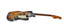 NIRVANA: 1989 KURT COBAIN STAGE-PLAYED AND SMASHED "THROW MY ASS IN JAIL" FENDER MUSTANG ELECTRIC GUITAR (WITH PHOTOS) - 10