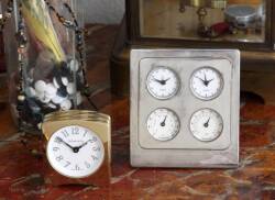 GROUP OF FOUR TABLE CLOCKS INCLUDING TWO BY TIFFANY & CO. - 2