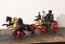 CAST IRON HORSE DRAWN PUMPER