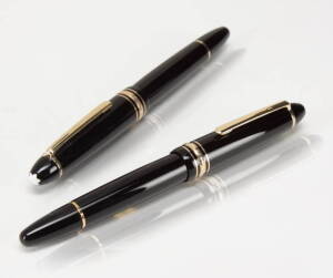 TWO MONTBLANC MEISTERSTUCK FOUNTAIN PENS