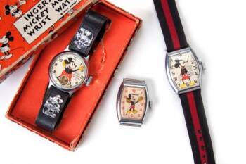 THREE INGERSOLL MICKEY MOUSE WATCHES