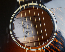 ELVIS COSTELLO: SIGNED 2012 GIBSON SONGWRITER SERIES CENTURY OF PROGRESS ACOUSTIC GUITAR - 3
