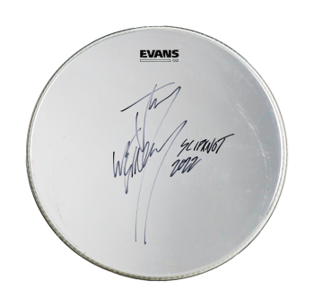 SLIPKNOT: JAY WEINBERG STAGE-PLAYED AND SIGNED DRUM HEAD