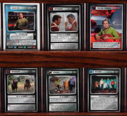 LARGE "STAR TREK" CARD DISPLAY - 2