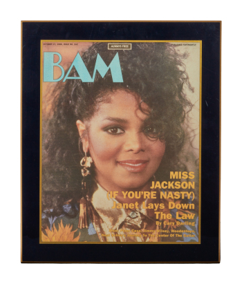 JANET JACKSON: "BAM" MAGAZINE COVER