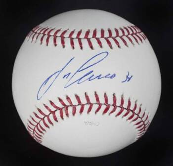 JOSE CANSECO SINGLE SIGNED BASEBALL