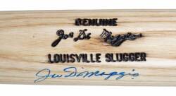 JOE DIMAGGIO SIGNED BASEBALL BAT - 4