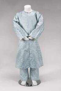 THE LAST EMPEROR PU YI PALE BLUE TUNIC AND TROUSERS