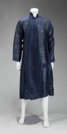 THE LAST EMPEROR PU YI DARK BLUE SUMMER SURCOAT