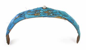 THE LAST EMPEROR KINGFISHER HEADBAND