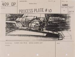 STAR WARS: A NEW HOPE PRODUCTION USED EFFECTS STORYBOARDS