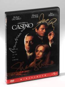 CASINO CAST SIGNED DVD