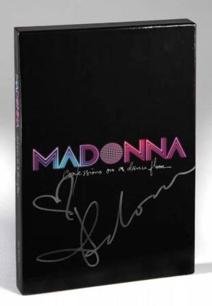 MADONNA SIGNED CONFESSIONS ON A DANCE FLOOR