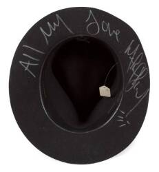 MICHAEL JACKSON SIGNED FEDORA - 2