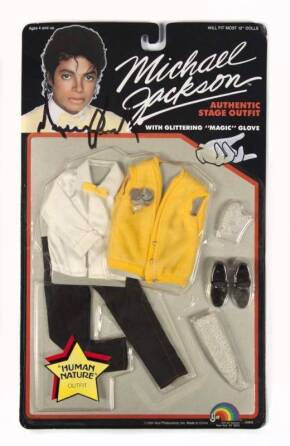 MICHAEL JACKSON SIGNED DOLL CLOTHING