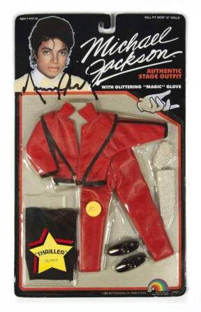 MICHAEL JACKSON SIGNED DOLL CLOTHING