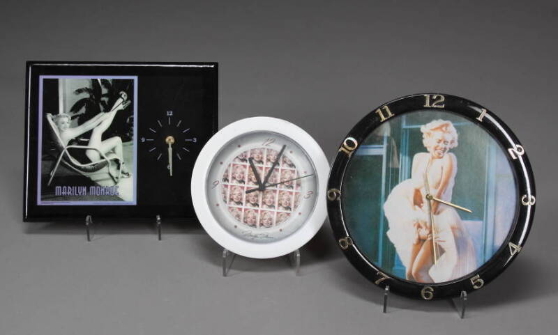 ANNA NICOLE SMITH MARILYN MONROE CLOCKS