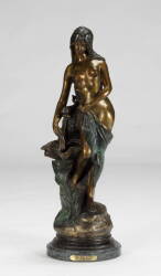 A BRONZE STATUE AFTER CAMPAGNE