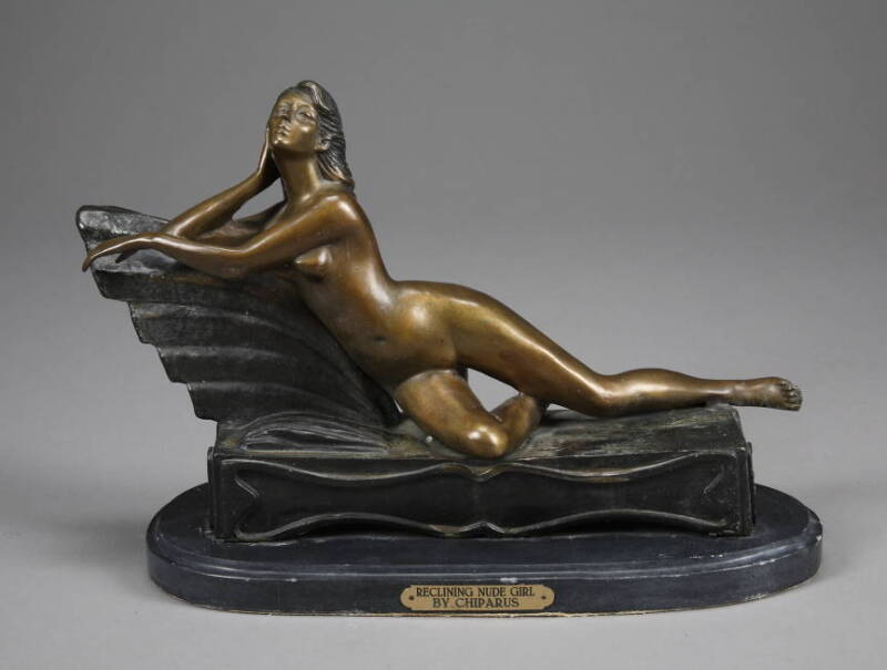 A BRONZE SCULPTURE AFTER CHIPARUS