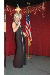 ANNA NICOLE SMITH BLACK EVENING GOWN - 2