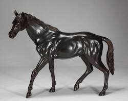 A BRONZE PONY STATUE AFTER P.J. MENE