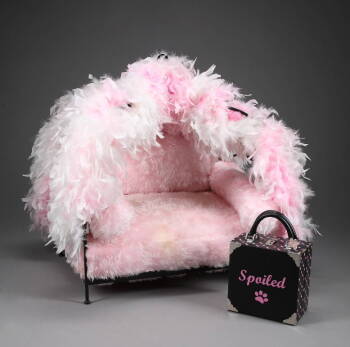 SUGAR PIE'S PINK DOGGY BED