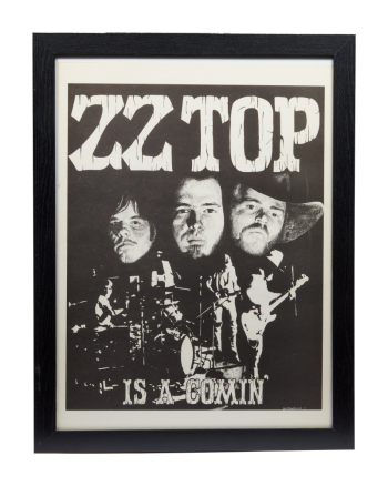 ZZ TOP | DUSTY HILL VINTAGE CONCERT POSTER