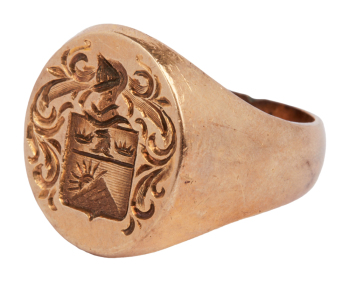 ZZ TOP | DUSTY HILL GOLD SIGNET RING