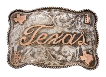 ZZ TOP | DUSTY HILL TEXAS BELT BUCKLE BY VOGT