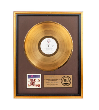 ZZ TOP | DUSTY HILL EL LOCO RIAA RECORD AWARD