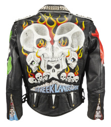 ZZ TOP | DUSTY HILL PAINTED MOTORCYCLE JACKET - 10