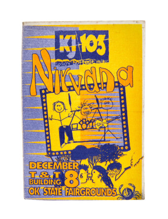 NIRVANA | 1993 OKLAHOMA STATE FAIRGROUNDS CONCERT PASS