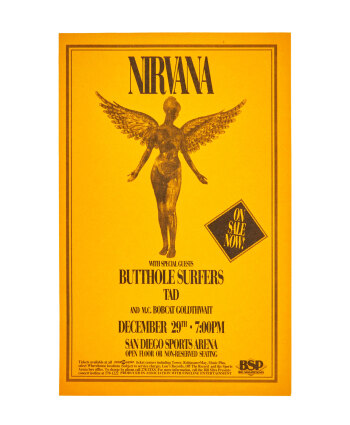 NIRVANA | 1993 SAN DIEGO CONCERT FLYER