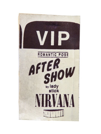 NIRVANA | 1991 VIP AFTER SHOW PASS