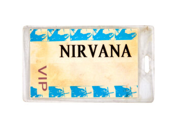 NIRVANA | 1989 TOUR VIP BADGE