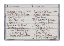 NIRVANA | KURT COBAIN "THE FROGS" AND OTHER CASSETTE TAPES WITH HANDWRITTEN NOTES - 5