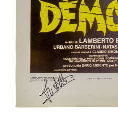 Demons | Lamberto Bava And Sergio Stivaletti Signed Italian Film Poster - 2
